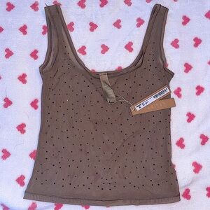 Skims Gem Brown Top